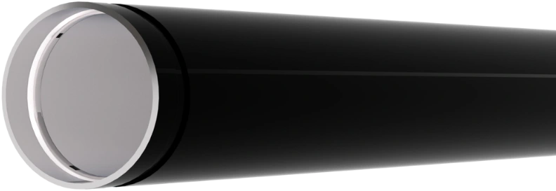 black aluminum compressed air piping