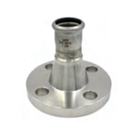 TruPress stainless steel flange adapter