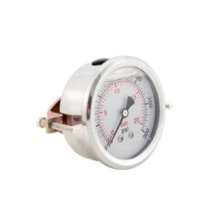 pressure gauge for compressed air piping system