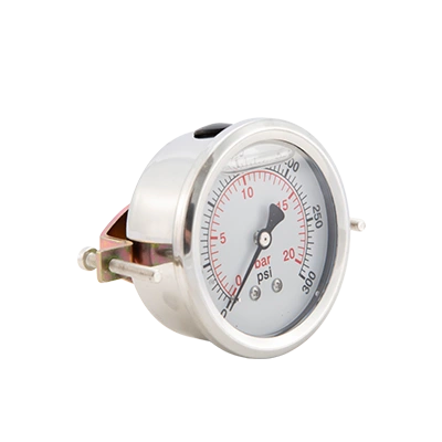 pressure gauge for compressed air piping system