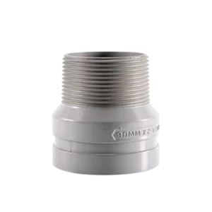 clamp to connect male thread adapter