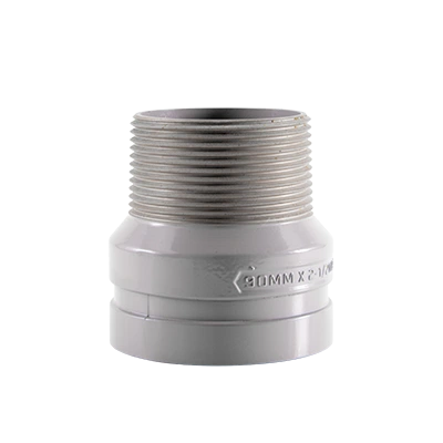 clamp to connect male thread adapter