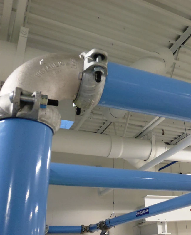 Elevation piping system